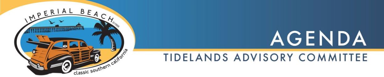 City of Imperial Beach Tidelands Advisory Committee Regular Meeting